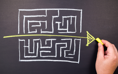 finding the easiest way through a maze